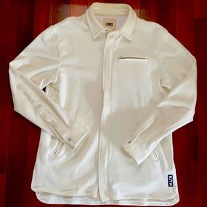 Kith White Zipup Sweatshirt